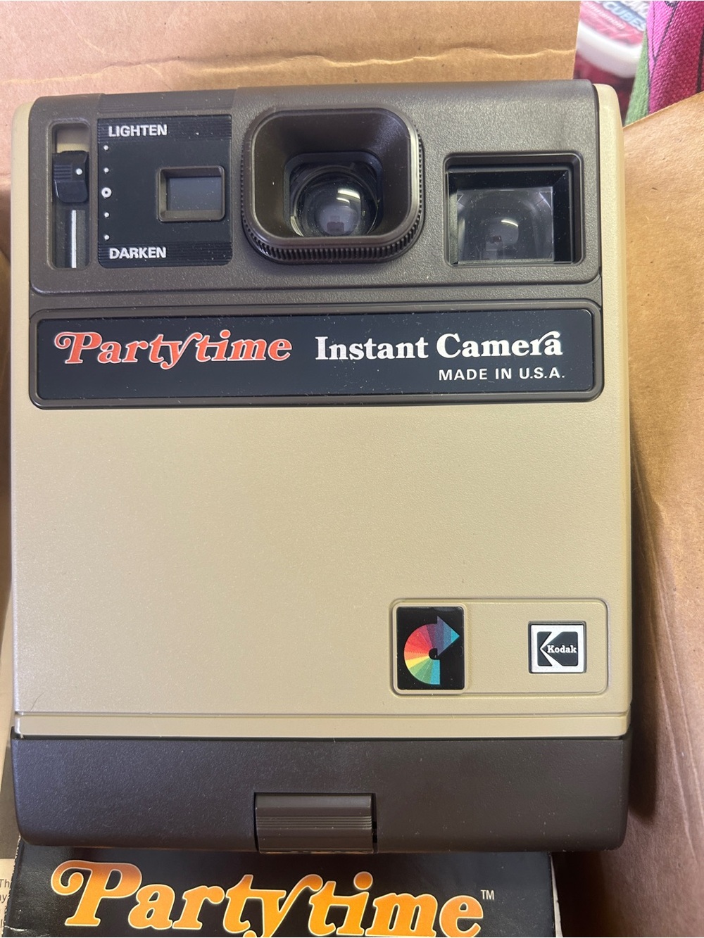 Kodak Partytime Instant Camera from 1980,